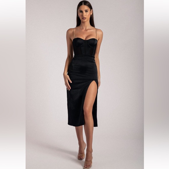 Meshki Dresses & Skirts - Talisa Chain Slit Dress